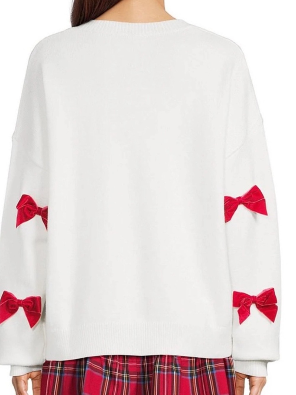 J.Marie Jenna Long Sleeve Bow front Sweater - Picture 3 of 16